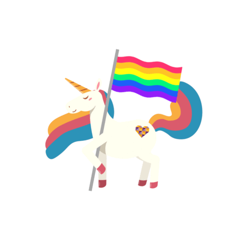 Rainbow Gif Artist Sticker by alearause