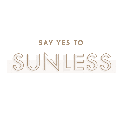 Tanning Glowing Sticker by SUGARED + BRONZED