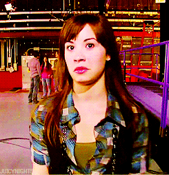 demi lovato wink GIF