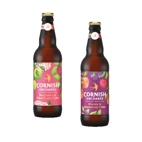 Party Cheers Sticker by Cornish Orchards