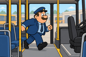 Bus Busdriver GIF
