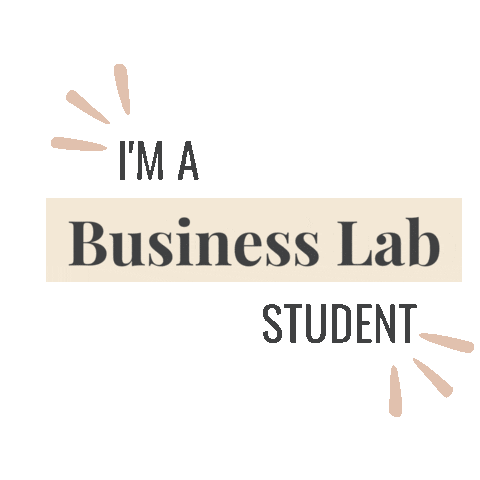 Business Lab Sticker by Cameron Goff