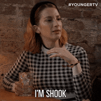 Surprised Molly Bernard GIF by YoungerTV