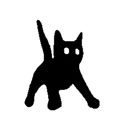 srodan art cat animation animated GIF