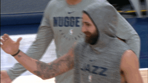 Utah Jazz Hug GIF by NBA