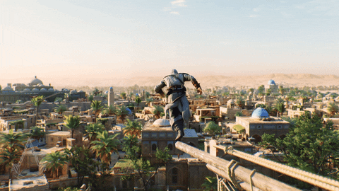Giphy - Flying Here I Come GIF by Assassin's Creed