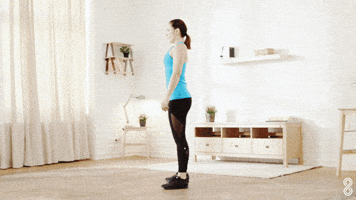 GIF de fitness para meninas da 8fit
