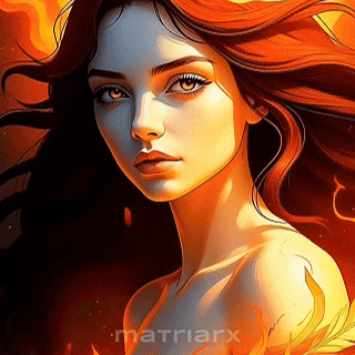 Red Eyes Inner Fire GIF by The Galactic Matriarx