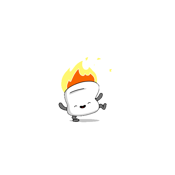 Smores Camping Sticker by YouTube Kids for iOS & Android | GIPHY