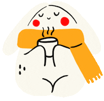 Tea Bunny Sticker by Misu Juju