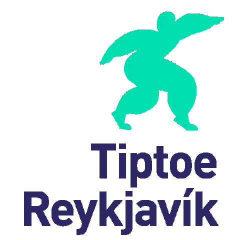 Tiptoe Sticker by Visit Reykjavík