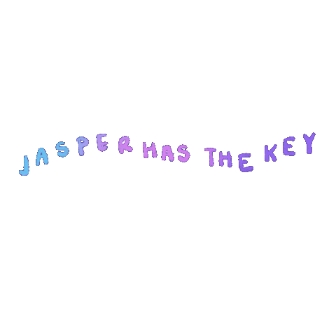 Jasperhasthekey Sticker