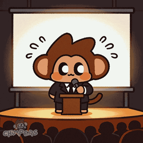 Nervous Why Me GIF by Chimpers