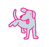 Dog Humiliate Sticker by Ece