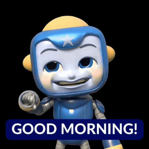 Happy Good Morning GIF by Blue Studios