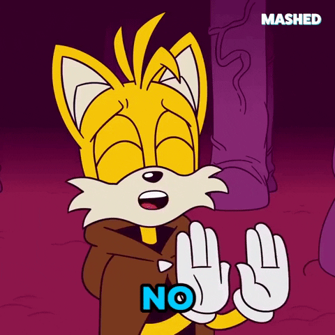 Sonic The Hedgehog No GIF by Mashed