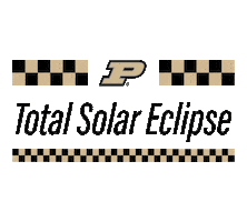 Solar Eclipse Racing Sticker by Purdue University