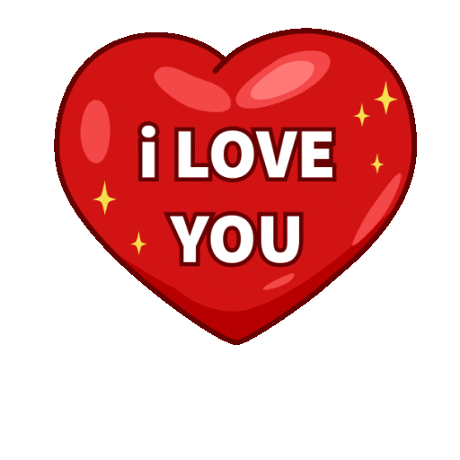 I Love You Very Much Sticker by MyMorningDog