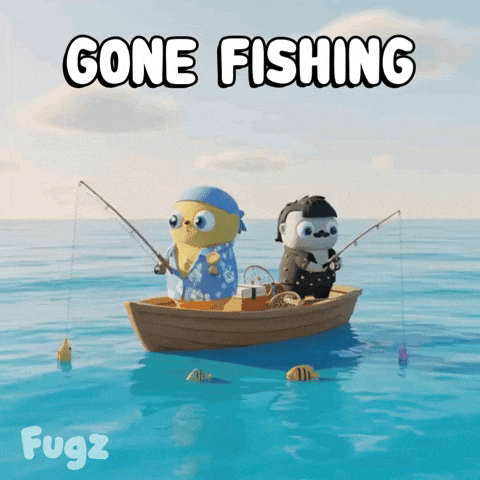 Relaxing Gone Fishing GIF by Fugz Official