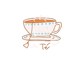 Tea Time Sticker
