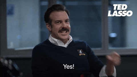 Giphy - Jason Sudeikis Yes GIF by Apple TV+