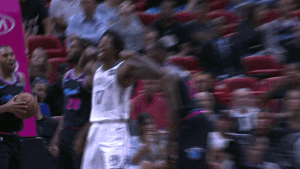 we go hard fired up GIF by NBA