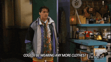 tvlandclassic friends winter chandler bing clothes