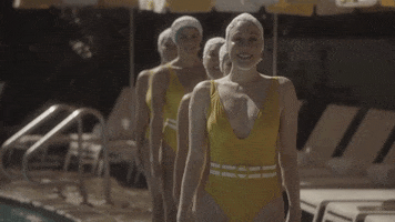 indian wells synchronized swimmers GIF by Tennis Channel