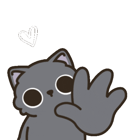Hello Sticker by Bubu