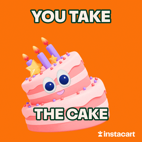 Celebrate Happy Birthday GIF by Instacart