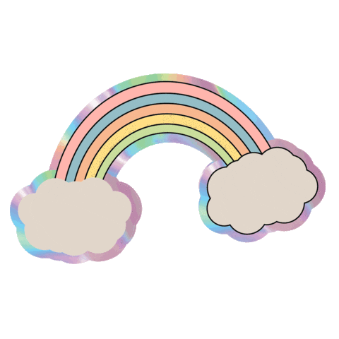 Arco Iris Nuvem Sticker By Kiki For Ios Android Giphy