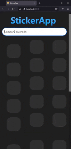 GitHub - mauricarron/react-sticker-app: Sticker Browser to copy and ...