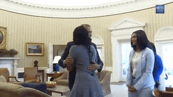 president barack obama hugs GIF by Obama