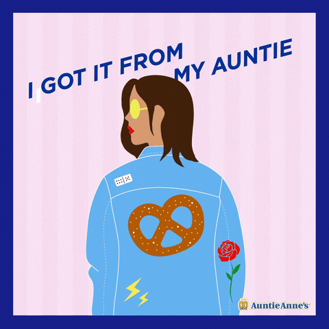 pretzel aunt GIF by Auntie Anne's