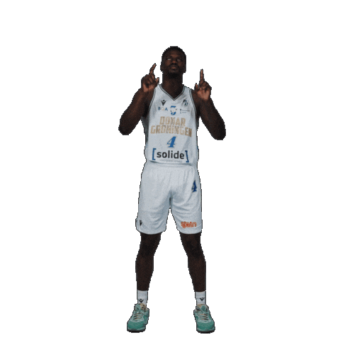 Malik Miller Donar Pointing Up Sticker by Donar Official