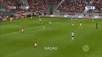 Goal | Austria - Germany 0:1 [Mesut Ozil] GIF