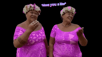 Blow Kiss GIF by Cook Islands