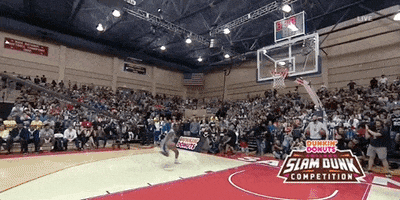 Dunkin Donuts Dunk Contest 2018 GIF by Dunkin’