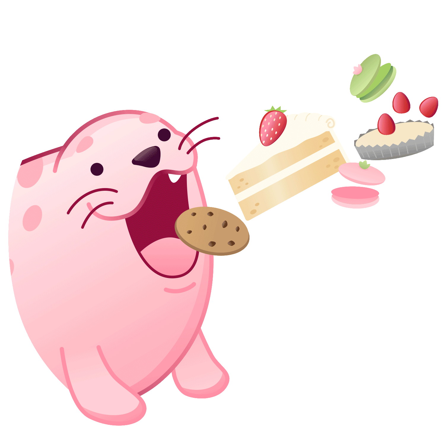 Hungry Pink GIF by Bare Tree Media Find & Share on GIPHY