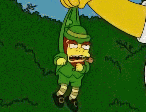 Giphy - Leprechaun St Paddys GIF by MOODMAN