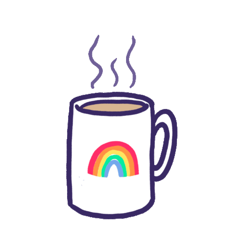 Cup Of Tea Love Sticker by Lisa McHugo