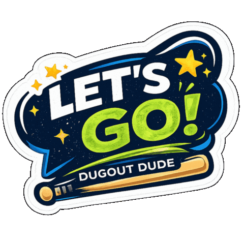 Lets Go Hype Sticker by Dugout Dude