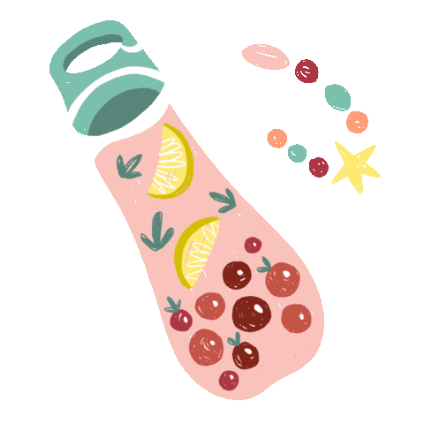 Summer Drink Sticker