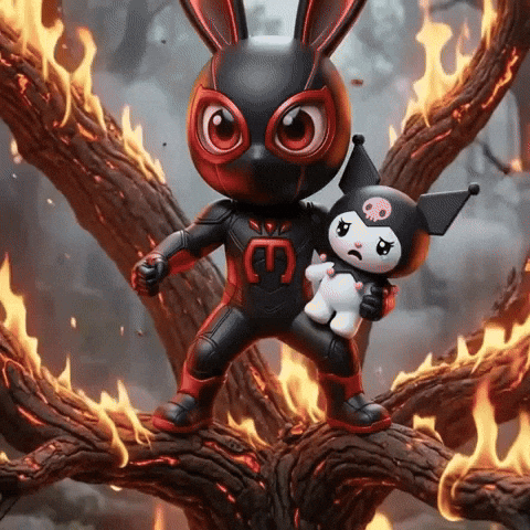 Fire Hug GIF