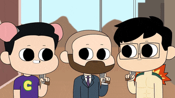 Three Is A Magic Number Friends GIF by Achievement Hunter