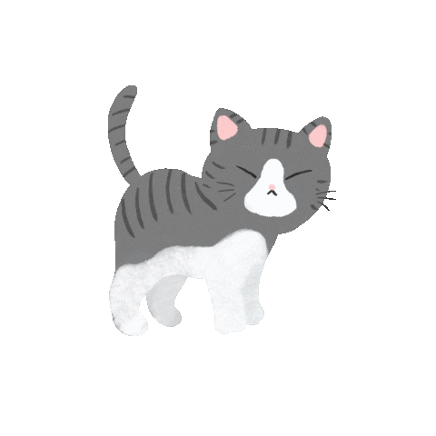 Cats Ginkgo Sticker