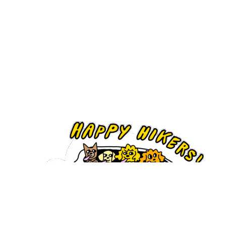 Happytrailshikingla Sticker
