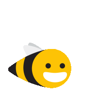 Heart Bee Sticker by honestbeeph