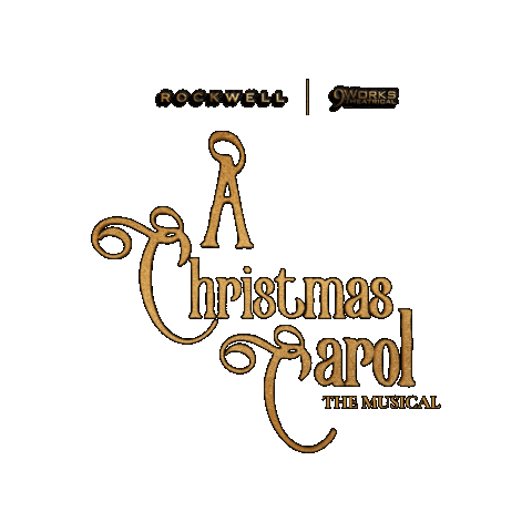 A Christmas Carol Rockwell Sticker by 9workstheatrical