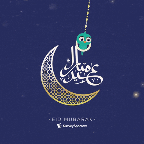 Eid Ul Fitr Ramadan GIF by SurveySparrow